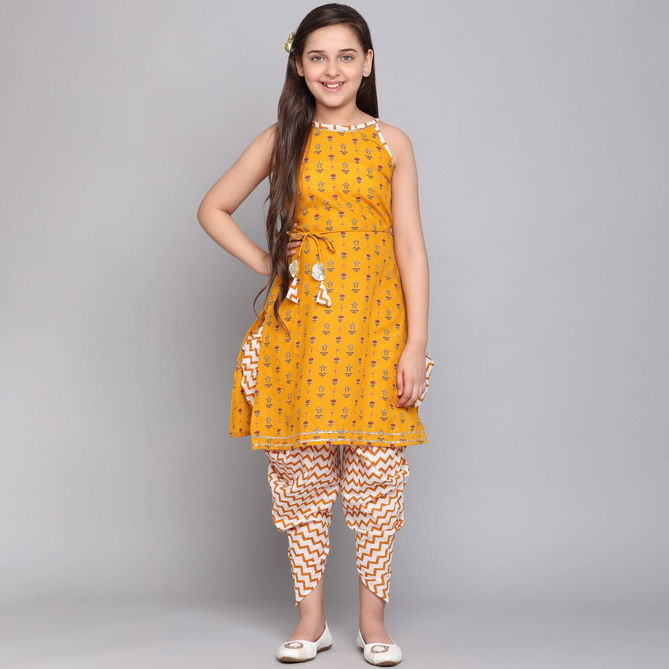 Aakruti 60 Girls Festive Wear  Kurti With Bottom Wholesale Kids Wear Catalog
